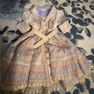 Zimmermann Lavender Mini Shirt Dress